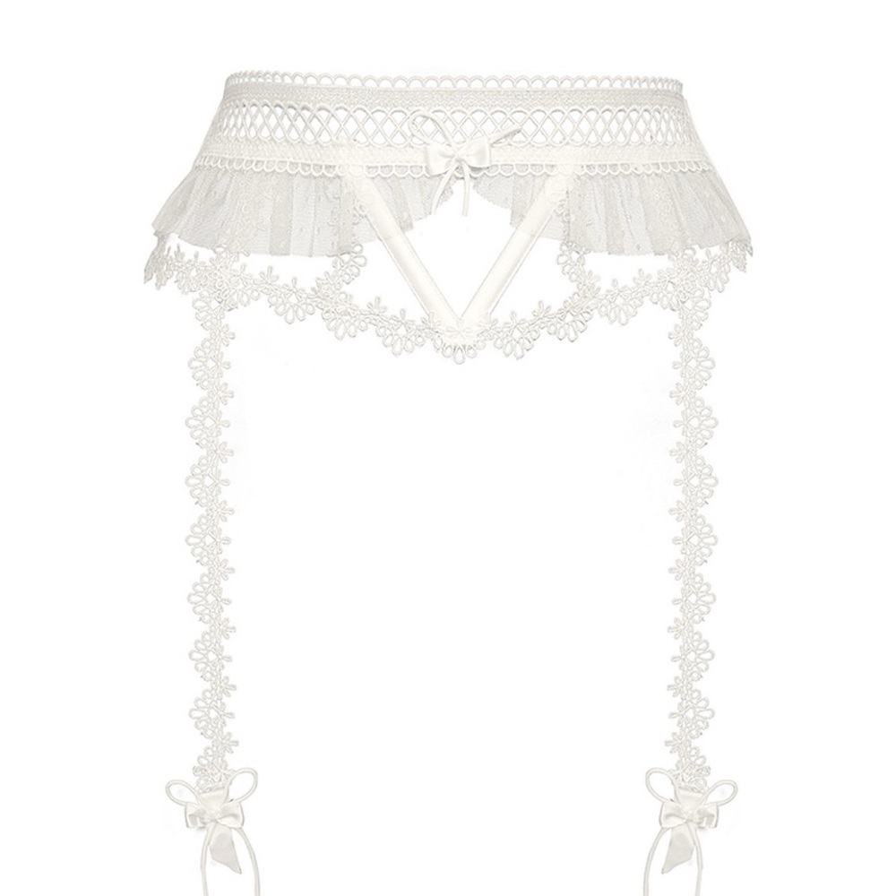 NWT For Love & Lemons Eternal Rose Garter Belt Size M - Bridal, Honeymoon